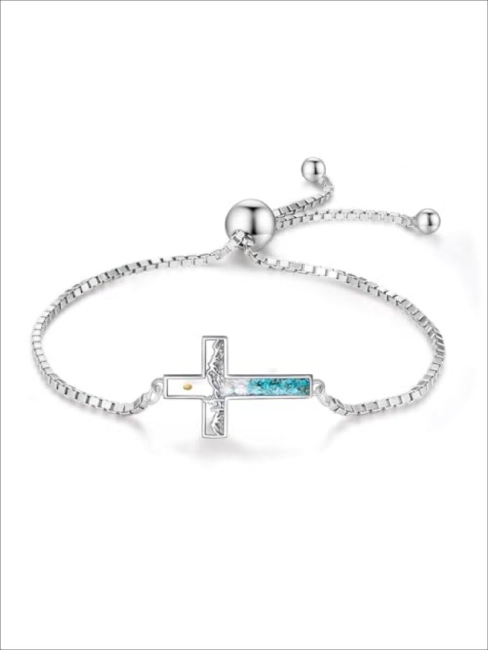 925 Sterling Silver Mustard Seed Bracelet Christian Gift for Women